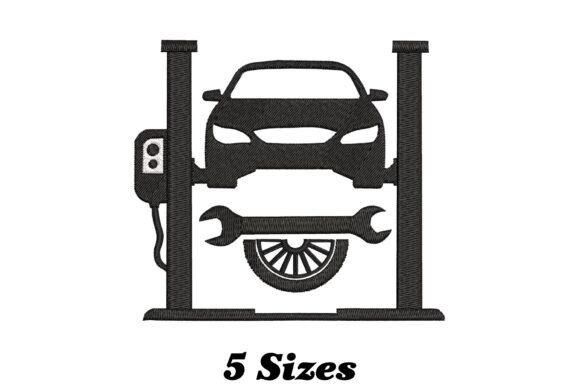 Auto Mechanic Repair Embroidery Design Review