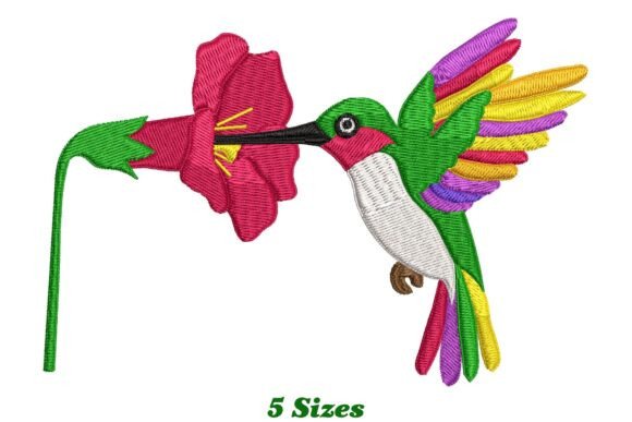 Beautiful Hummingbird: A Versatile Embroidery Design for Boutique Sweatshirts