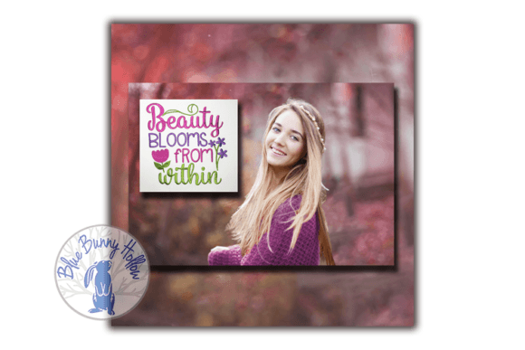 Beauty Blooms from Within Embroidery Design Review