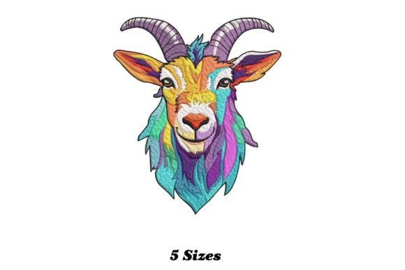 Colorful Goat Artwork Review for Real Projects