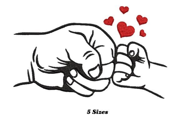 Father and Son Hands Embroidery Design Review for Seasonal Use