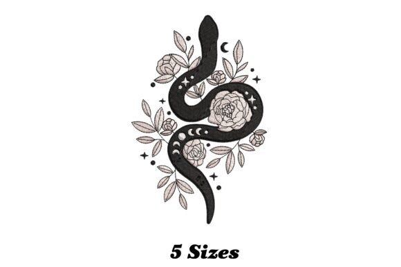 Floral Snake Embroidery Design Review