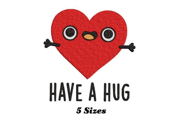 Have a Hug Funny Heart Embroidery Design Review