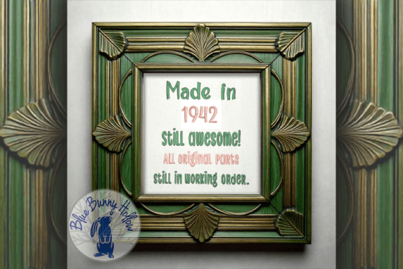 Still Awesome 1940s Embroidery Design Review