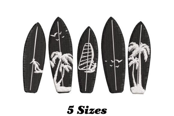 Surfboards: A Playful Embroidery Design for Craft Fairs