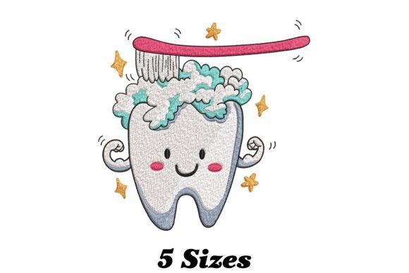 Tooth and Brush: A Quirky Embroidery Design for Seasonal Projects