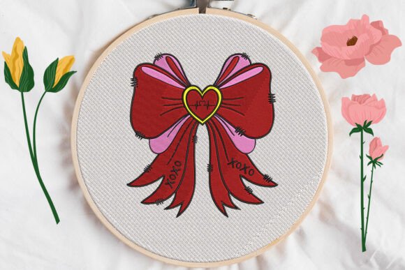 Valentine Bow Heart XO Review for Apparel Embellishment