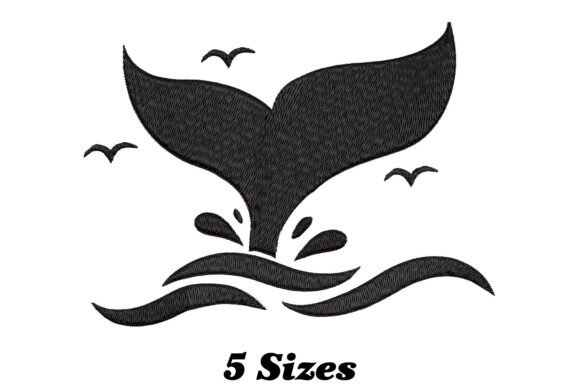 Whale Tail Embroidery Design Review for Boutique Sweatshirts